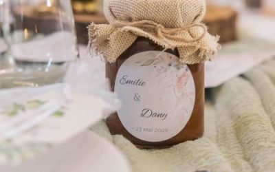 Un cadeau d’invités gourmand et personnalisé pour le grand jour